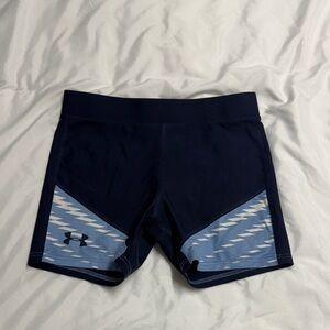 Under Armour Dark Blue and Light Blue Athletic Shorts